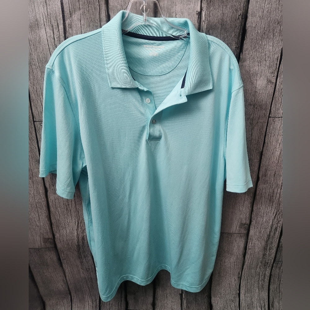Amazon Essentials Turquoise Men's‎ Polo